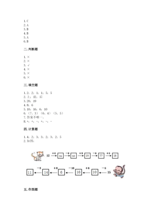 小学数学一年级上册期末测试卷附完整答案【网校专用】.docx