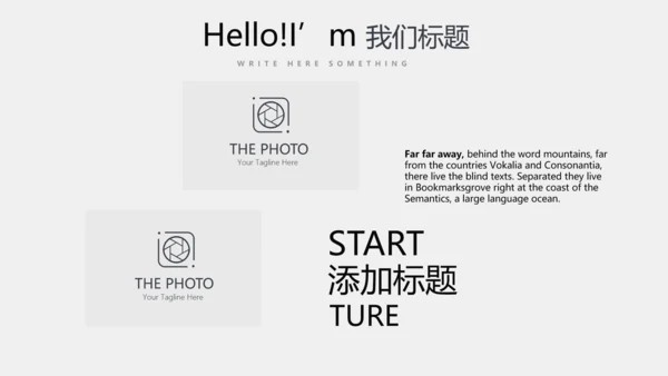 灰色公司产品介绍宣传通用PPT动态模板