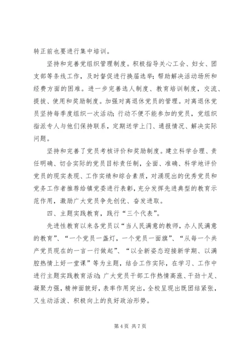 建立健全保持共产党员先进性长效机制自查报告.docx