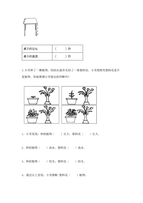 教科版一年级上册科学期末测试卷含完整答案【网校专用】.docx