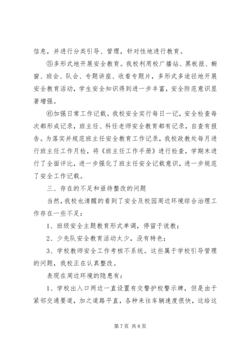 学校园周边环境整治情况的汇报 (4).docx