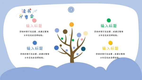 儿童读书分享会通用PPT模板