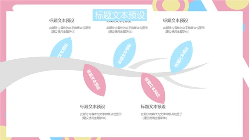 马卡龙粉色可爱商业计划书通用PPT模板