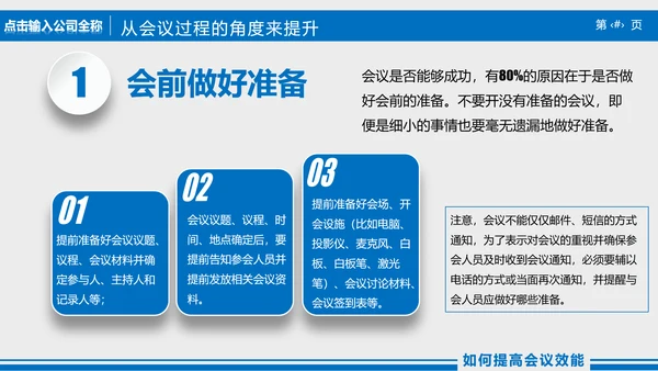 高效会议秘诀企业指导培训PPT课件