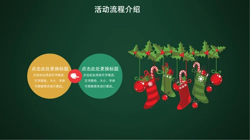 圣诞快乐节日活动策划文案通用PPT模板