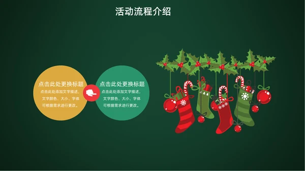 圣诞快乐节日活动策划文案通用PPT模板