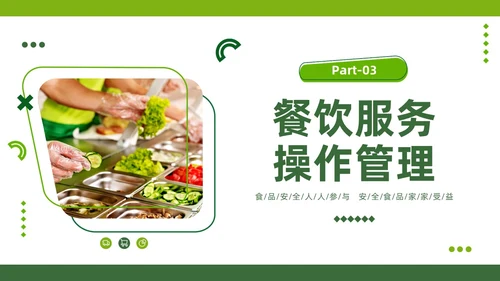 绿色商务风食品安全知识培训PPT全国食品安全法宣传周