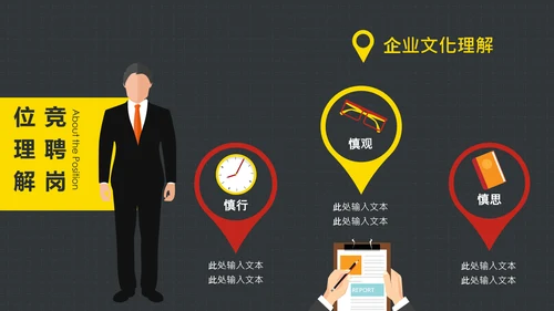 欧美时尚创意个人简历求职竞聘PPT模板