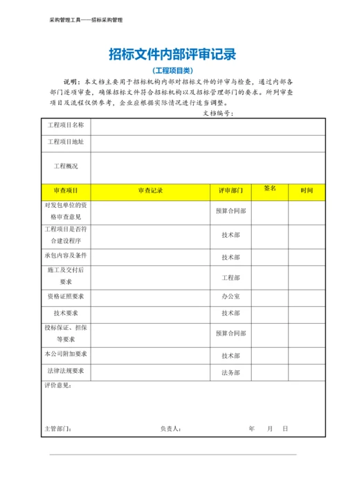 400 招标文件内部评审记录-3页.docx