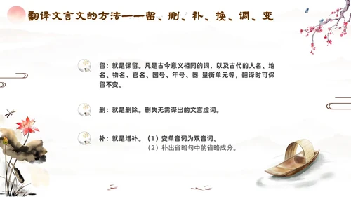 文言文学习如何学好文言文水墨古风山水中国风语文文言文语文学习方法