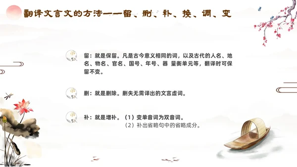 文言文学习如何学好文言文水墨古风山水中国风语文文言文语文学习方法