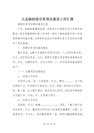 大盂镇招商引资项目建设工作汇报 (3).docx