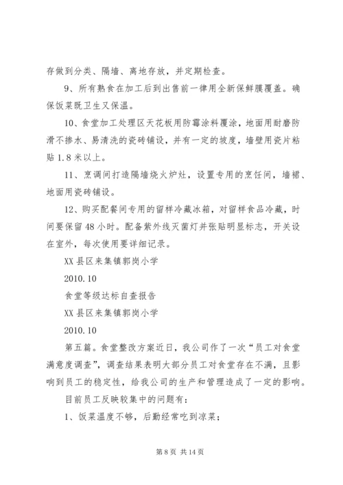 职工食堂整改方案.docx