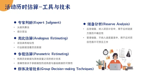 简约项目时间管理PPT模板pmp项目管理（补充）