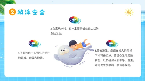 幼儿园暑假安全教育幼儿园安全教育主题班会PPT课件