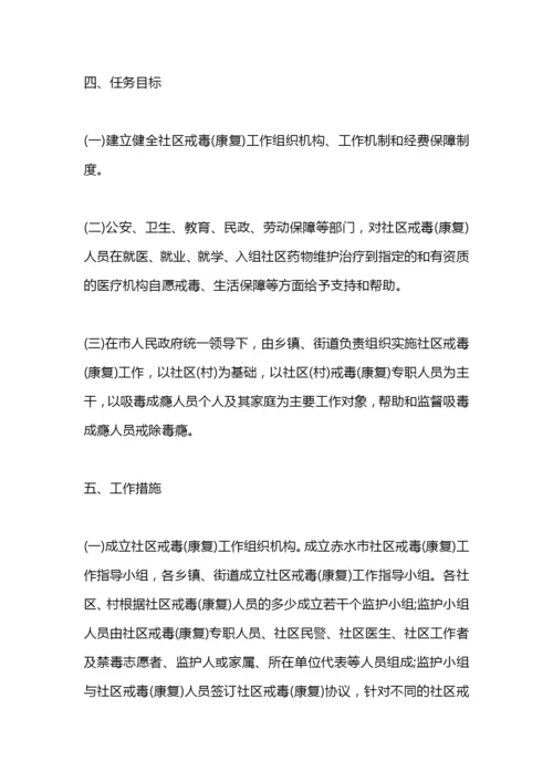 泷水塘社区戒毒康复工作计划.docx