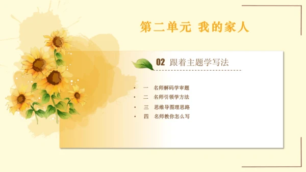 统编版语文四年级上册2024-2025学年度第二单元习作： 我的家人（课件）