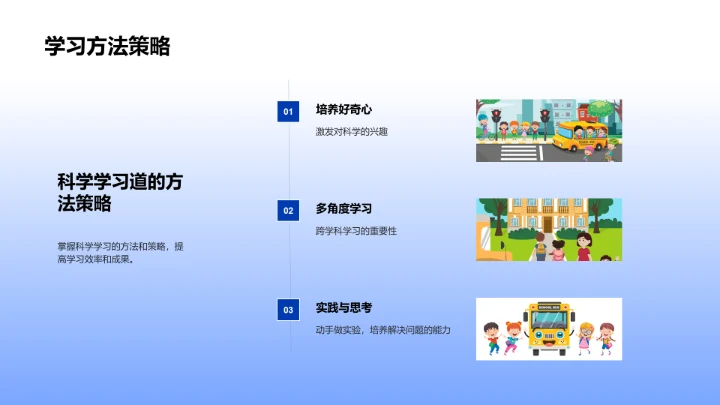 科学周教育分享PPT模板