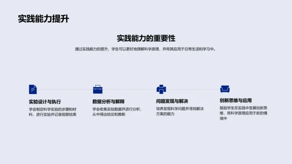 科学实验作业汇报PPT模板