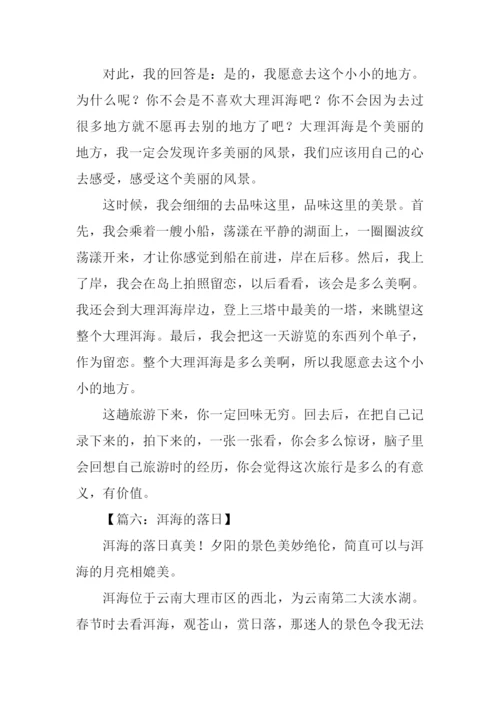 洱海作文600字0.docx