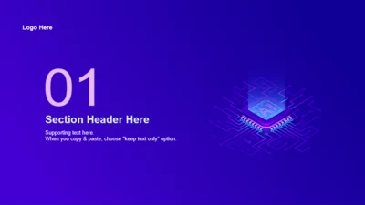 章节页-创意科技行业新品发布会PPT高端模板