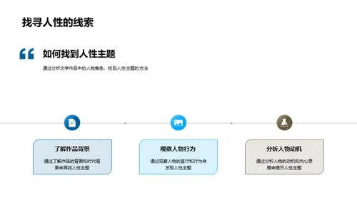 文学视野下的人性解读