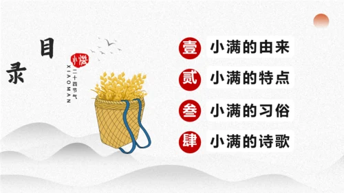 小满节气介绍PPT模板