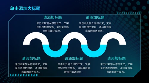 蓝色科技风汽车交通商业计划书PPT模板
