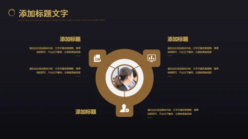 黑色商务企业年会表彰会务企业宣通用PPT模板