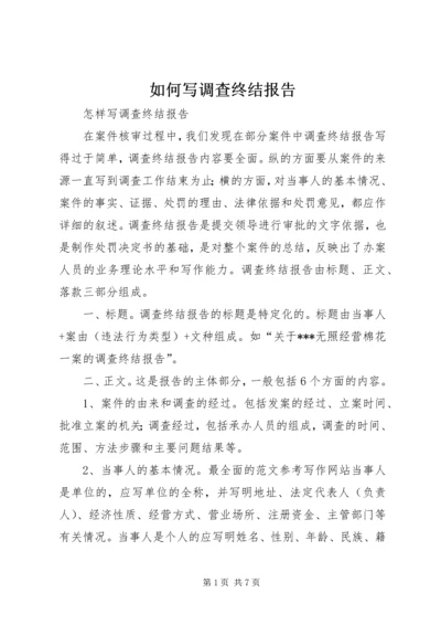 如何写调查终结报告 (2).docx