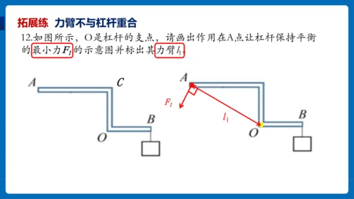 人教版 初中物理 八年级下册 第十二章 简单机械 12.1杠杆（第3课时）课件（18页ppt）