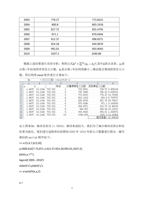 深圳人口与医疗需求预测建模论文.docx