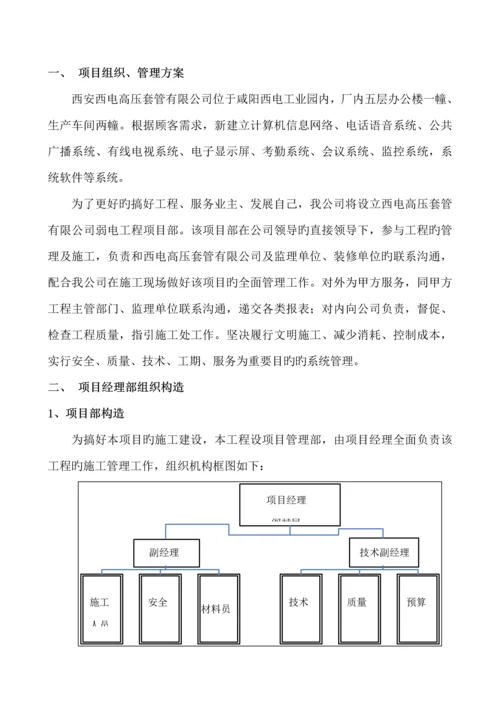 弱电综合施工组织设计.docx