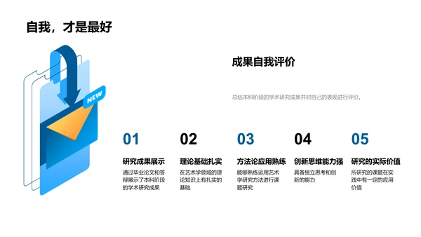 本科艺术学答辩报告PPT模板