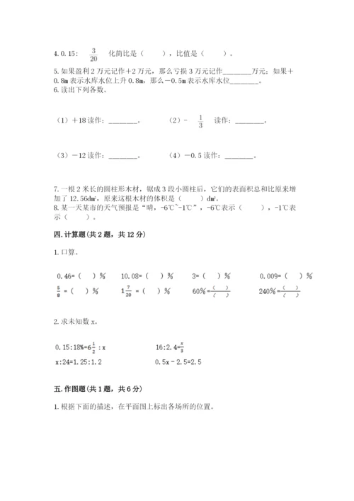 小升初六年级期末测试卷附答案（研优卷）.docx