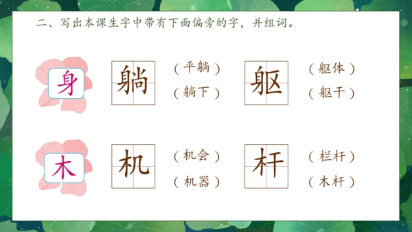 【核心素养】部编版语文一年级下册-12. 荷叶圆圆 第1课时（课件）