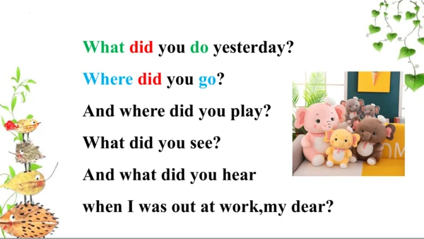 Module 8 Unit 2 Where did you go yesterday？  课件（共3