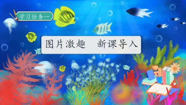 【核心素养】部编版语文三年级下册-23. 海底世界 第1课时（课件）
