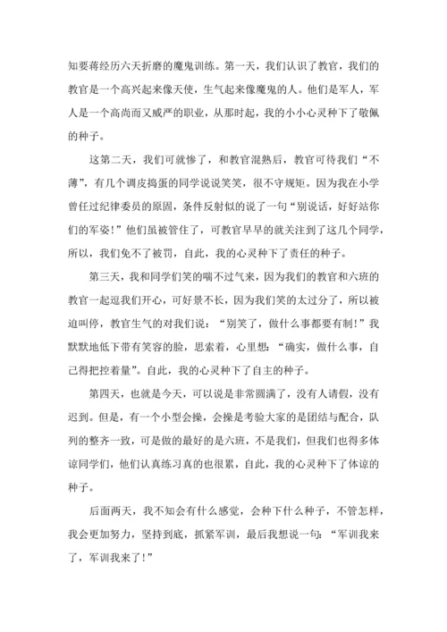 初中军训心得体会集锦8篇.docx