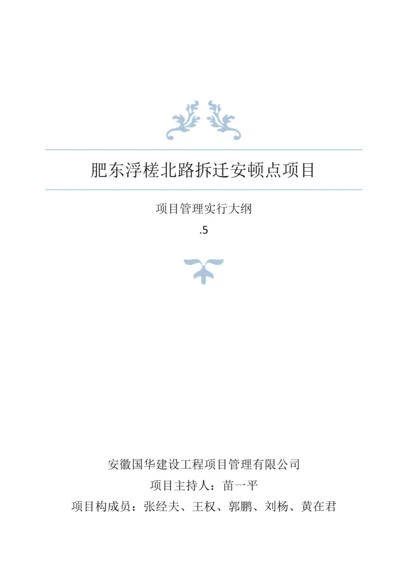 专项项目管理实施专题方案.docx