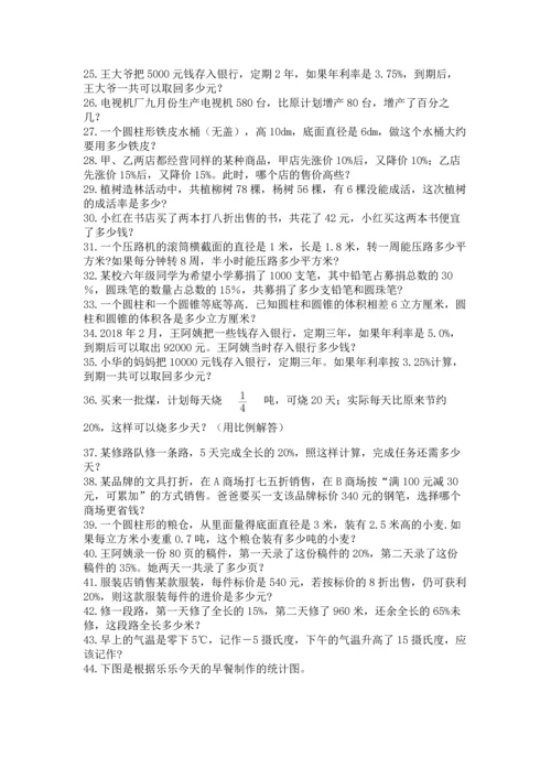 小升初数学应用题50道重点班.docx