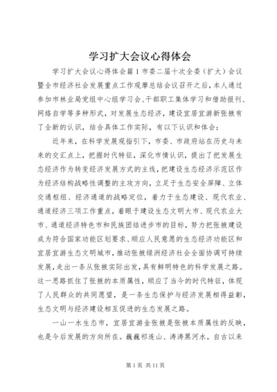 学习扩大会议心得体会.docx