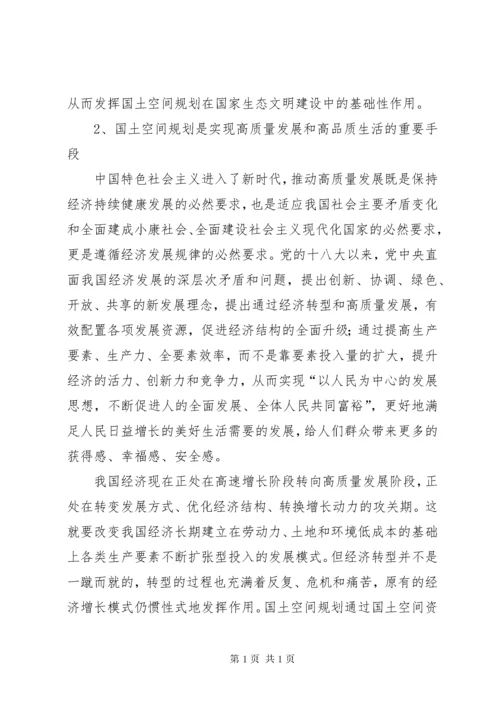国土空间规划调研报告.docx