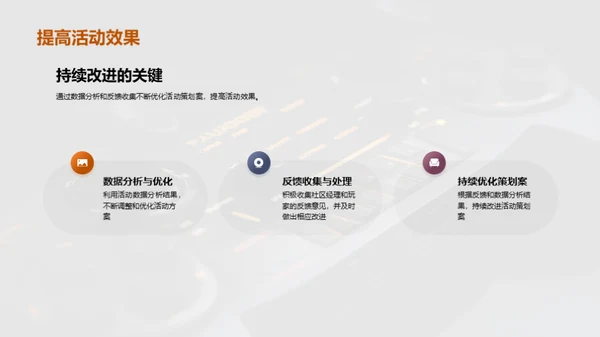 打造活跃游戏社区