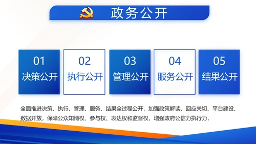 蓝色大气党建微党课学习教育动态PPT