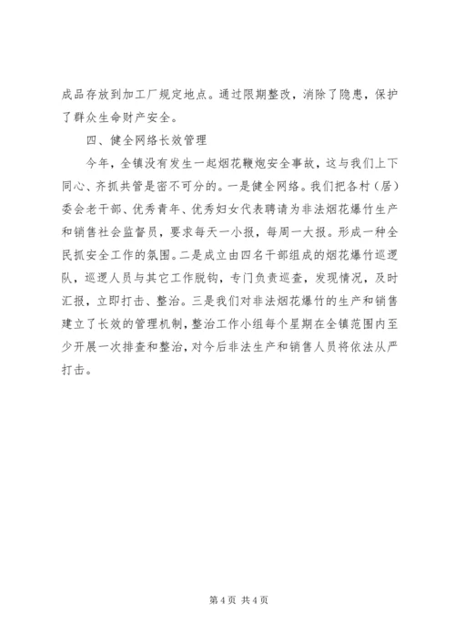 开展烟花爆竹专项检查情况的汇报 (3).docx