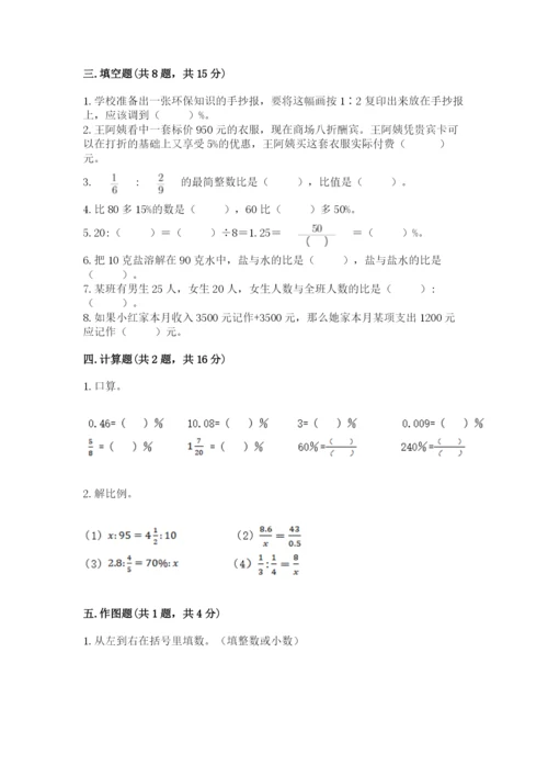 小学六年级下册数学期末卷及参考答案（综合题）.docx