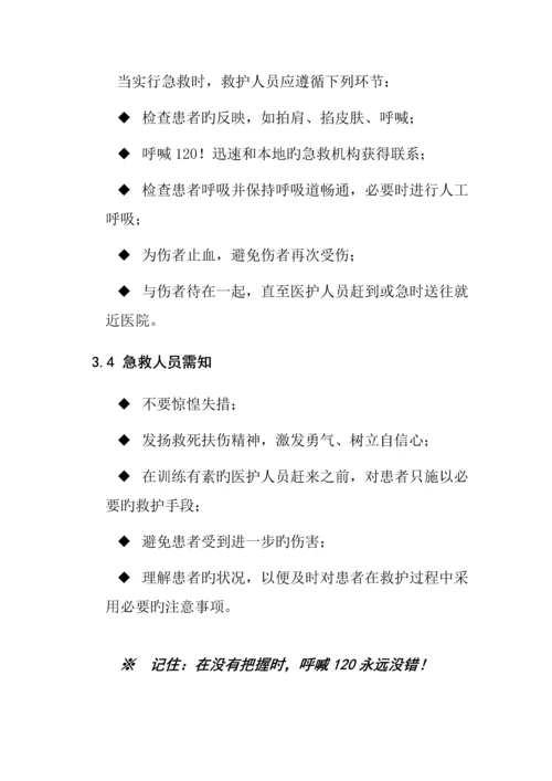 分公司急救应用标准手册.docx