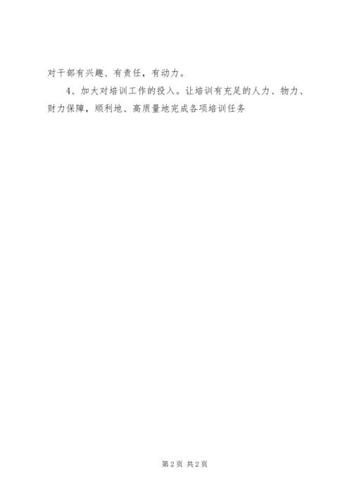 干部教育培训工作自查报告(4).docx