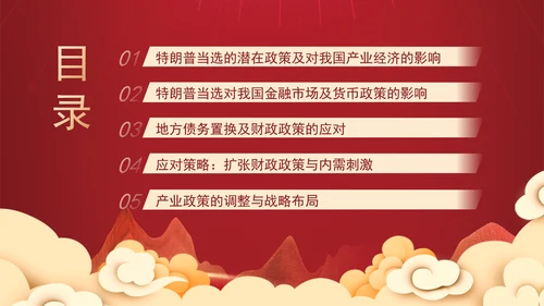 时事热点：特朗普当选对中国经济的影响及应对策略PPT课件